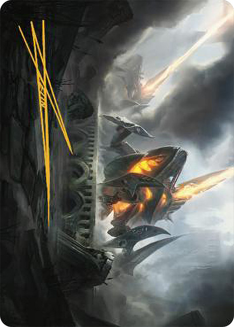 {Skitterbeam Battalion Art Card} (Signed)\nArt Series: The Brothers' War - Variants\nSingle\nMagic The Gathering