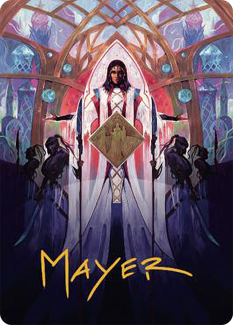 {Kayla's Command Art Card} (Signed)\nArt Series: The Brothers' War - Variants\nSingle\nMagic The Gathering