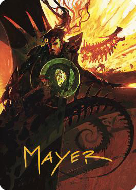 {Mishra's Command Art Card} (Signed)\nArt Series: The Brothers' War - Variants\nSingle\nMagic The Gathering