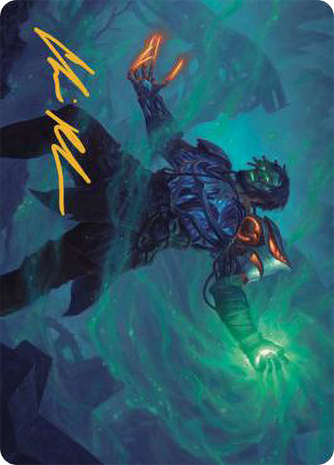 {Mishra, Claimed by Gix Art Card} (Signed)\nArt Series: The Brothers' War - Variants\nSingle\nMagic The Gathering