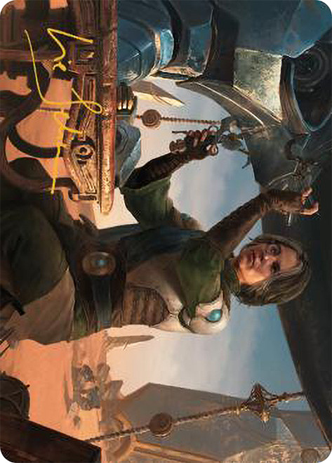 {Tocasia, Dig Site Mentor Art Card} (Signed)\nArt Series: The Brothers' War - Variants\nSingle\nMagic The Gathering
