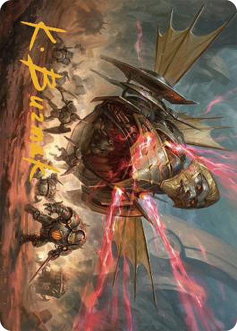 {Liberator, Urza's Battlethopter Art Card} (Signed)\nArt Series: The Brothers' War - Variants\nSingle\nMagic The Gathering