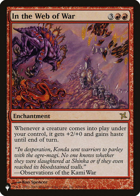 In the Web of War\nMystery Booster / The List\nSingle\nMagic The Gathering