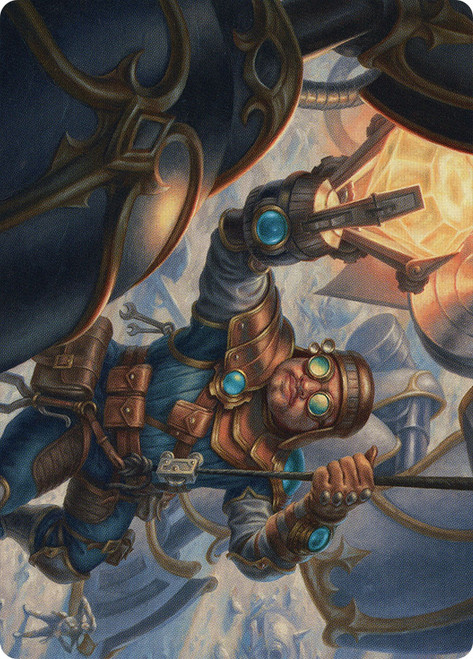 {Powerstone Engineer Art Card}\nArt Series: The Brothers' War\nSingle\nMagic The Gathering