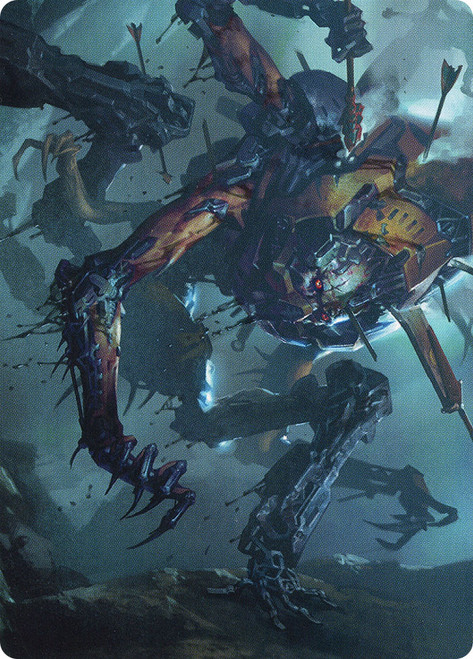 {Scrapwork Rager Art Card}\nArt Series: The Brothers' War\nSingle\nMagic The Gathering