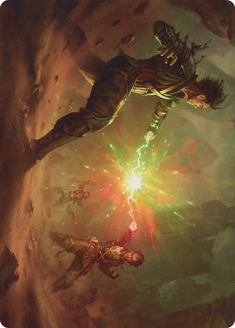 {Brotherhood's End Art Card}\nArt Series: The Brothers' War\nSingle\nMagic The Gathering