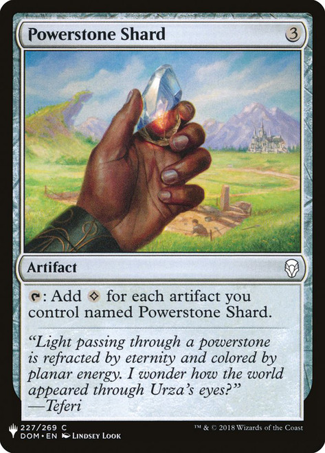 Powerstone Shard\nMystery Booster / The List\nSingle\nMagic The Gathering