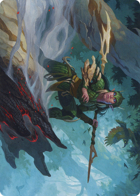 {Gwenna, Eyes of Gaea Art Card}\nArt Series: The Brothers' War\nSingle\nMagic The Gathering