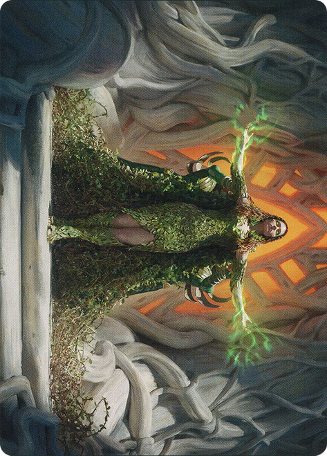 {Titania, Voice of Gaea Art Card}\nArt Series: The Brothers' War\nSingle\nMagic The Gathering