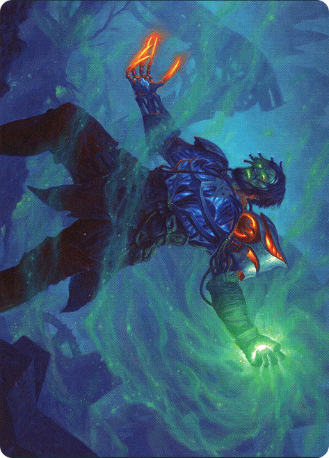 {Mishra, Claimed by Gix Art Card}\nArt Series: The Brothers' War\nSingle\nMagic The Gathering