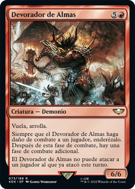 Bloodthirster\nWarhammer 40,000 Commander - Spanish\nSingle\nMagic The Gathering