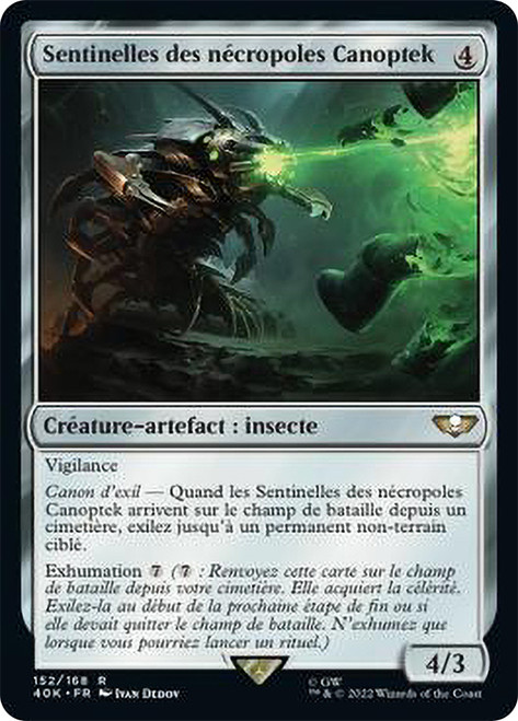 Canoptek Tomb Sentinel\nWarhammer 40,000 Commander - French\nSingle\nMagic The Gathering