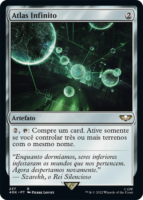 Endless Atlas\nWarhammer 40,000 Commander - Portuguese\nSingle\nMagic The Gathering