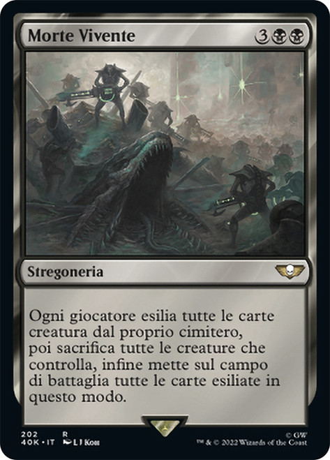 Living Death\nWarhammer 40,000 Commander - Italian\nSingle\nMagic The Gathering