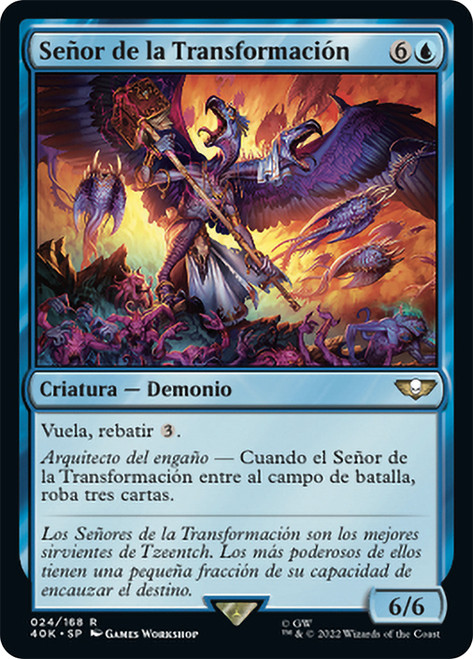 Lord of Change\nWarhammer 40,000 Commander - Spanish\nSingle\nMagic The Gathering