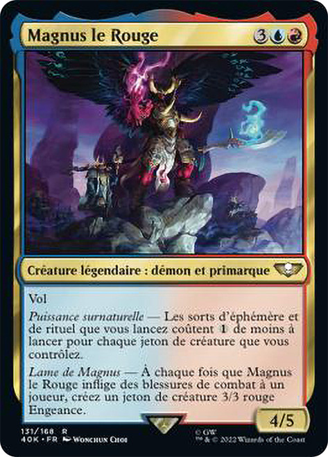 Magnus the Red\nWarhammer 40,000 Commander - French\nSingle\nMagic The Gathering