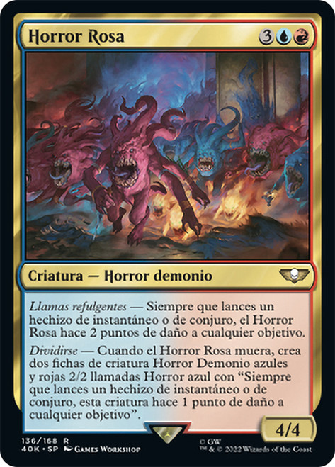 Pink Horror\nWarhammer 40,000 Commander - Spanish\nSingle\nMagic The Gathering