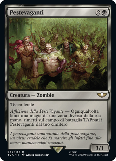 Poxwalkers\nWarhammer 40,000 Commander - Italian\nSingle\nMagic The Gathering