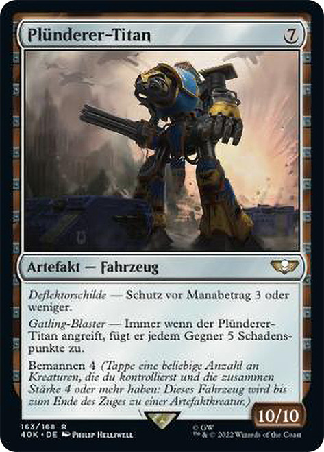 Reaver Titan\nWarhammer 40,000 Commander - German\nSingle\nMagic The Gathering