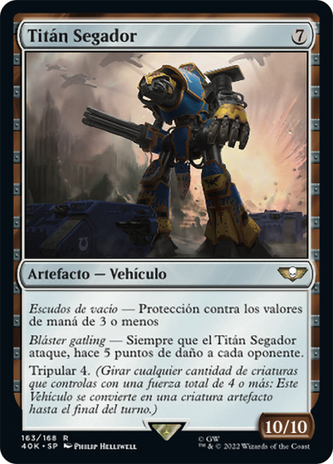 Reaver Titan\nWarhammer 40,000 Commander - Spanish\nSingle\nMagic The Gathering