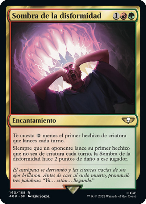 Shadow in the Warp\nWarhammer 40,000 Commander - Spanish\nSingle\nMagic The Gathering