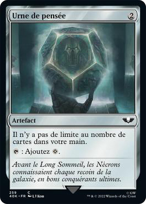 Thought Vessel\nWarhammer 40,000 Commander - French\nSingle\nMagic The Gathering