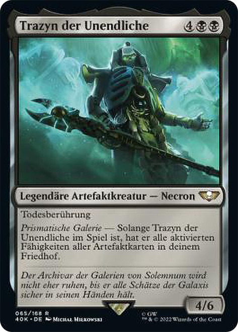 Trazyn the Infinite\nWarhammer 40,000 Commander - German\nSingle\nMagic The Gathering