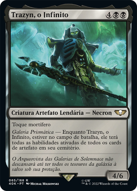 Trazyn the Infinite\nWarhammer 40,000 Commander - Portuguese\nSingle\nMagic The Gathering