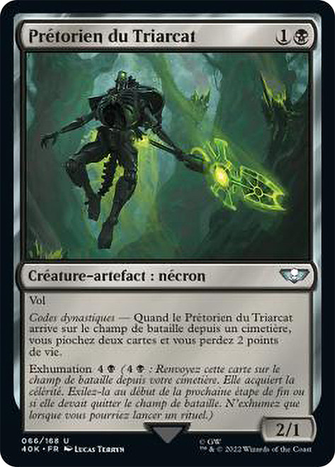 Triarch Praetorian\nWarhammer 40,000 Commander - French\nSingle\nMagic The Gathering