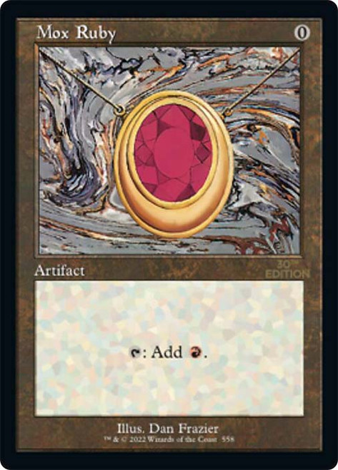 Mox Jet (Retro Frame) (Not Tournament Legal) | 30th Anniversary 
