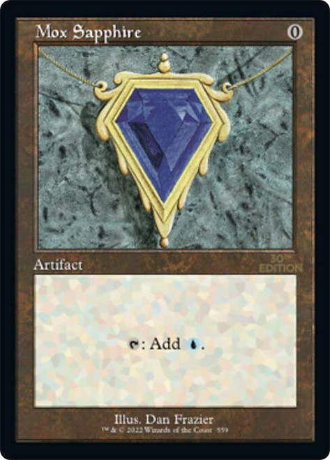 Mox Jet (Retro Frame) (Not Tournament Legal) | 30th Anniversary 