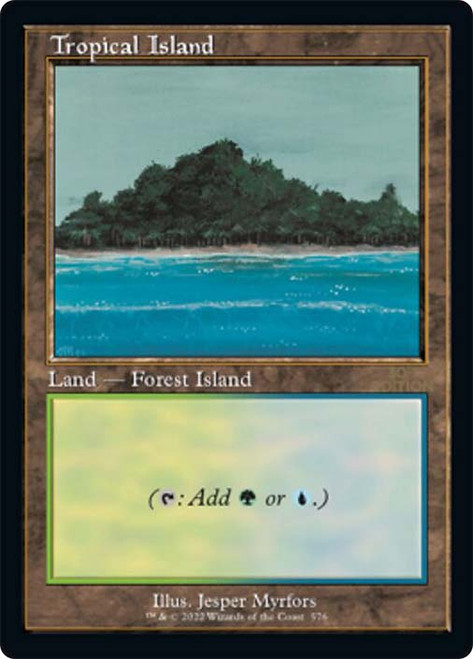 Tropical Island (Retro Frame) (Not Tournament Legal) | 30th 