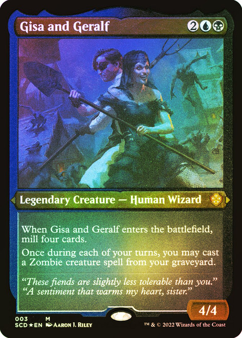 Gisa and Geralf (Foil Etched)\nStarter Commander Decks - Foil Etched\nSingle\nMagic The Gathering