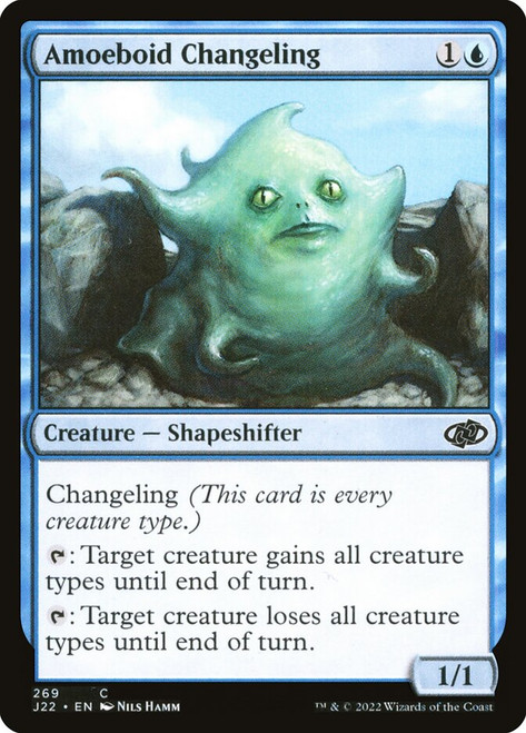 Amoeboid Changeling\nJumpstart 2022\nSingle\nMagic The Gathering