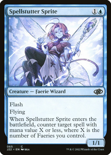 Spellstutter Sprite\nJumpstart 2022\nSingle\nMagic The Gathering