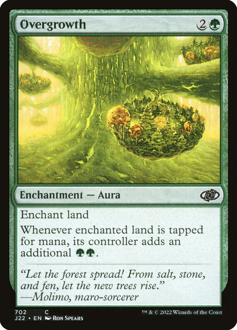 Overgrowth\nJumpstart 2022\nSingle\nMagic The Gathering