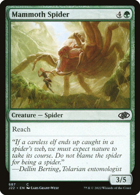 Mammoth Spider\nJumpstart 2022\nSingle\nMagic The Gathering