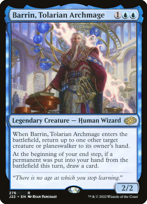 Barrin, Tolarian Archmage\nJumpstart 2022\nSingle\nMagic The Gathering