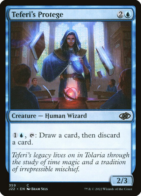 Teferi's Protege\nJumpstart 2022\nSingle\nMagic The Gathering