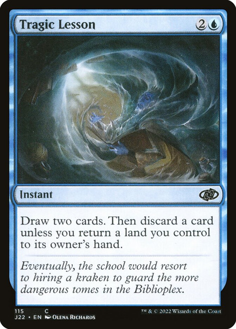 Tragic Lesson\nJumpstart 2022\nSingle\nMagic The Gathering