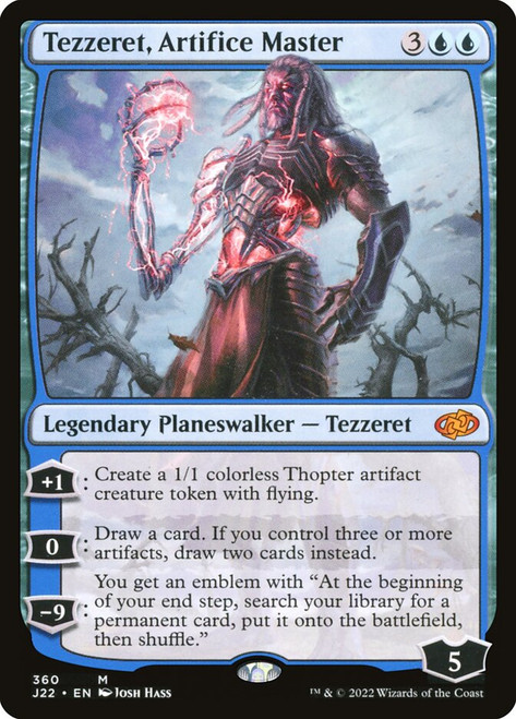 Tezzeret, Artifice Master\nJumpstart 2022\nSingle\nMagic The Gathering