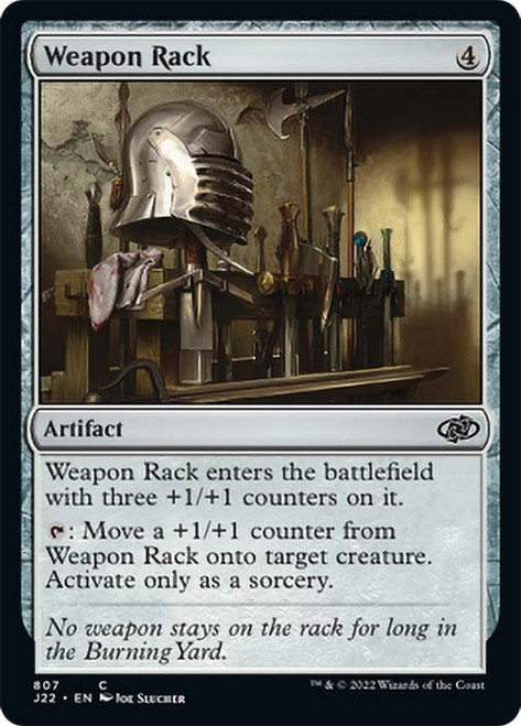 Weapon Rack\nJumpstart 2022\nSingle\nMagic The Gathering