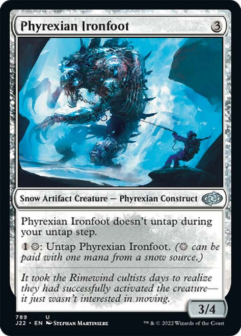 Phyrexian Ironfoot\nJumpstart 2022\nSingle\nMagic The Gathering