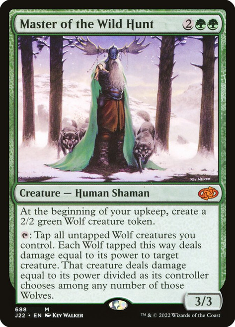 Master of the Wild Hunt\nJumpstart 2022\nSingle\nMagic The Gathering