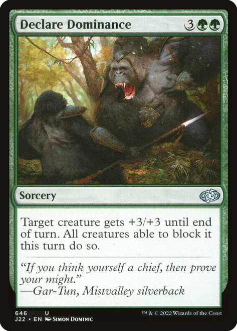 Declare Dominance\nJumpstart 2022\nSingle\nMagic The Gathering