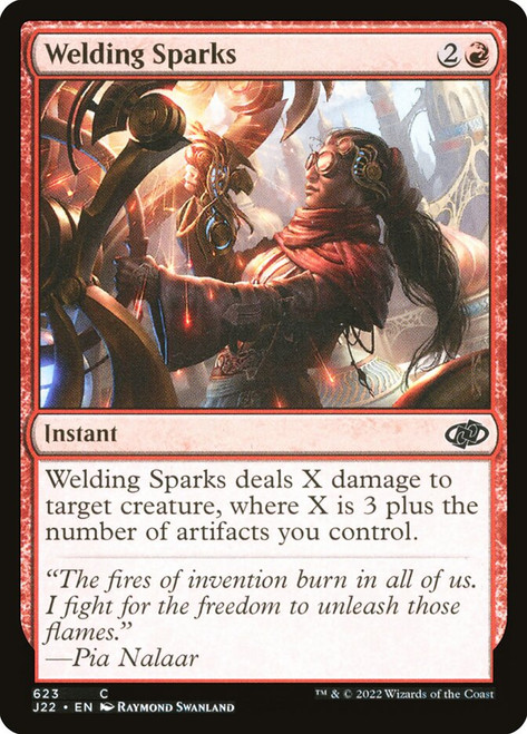 Welding Sparks\nJumpstart 2022\nSingle\nMagic The Gathering