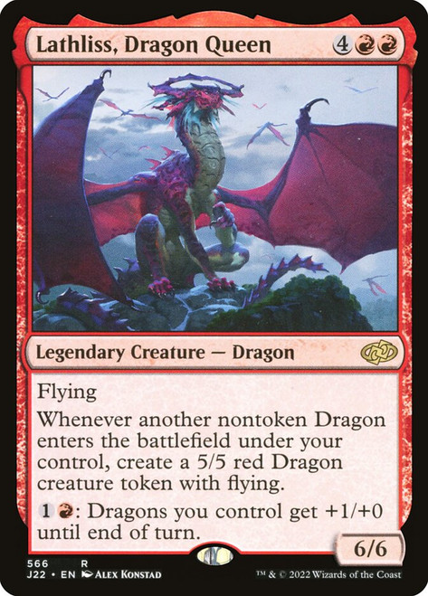 Lathliss, Dragon Queen\nJumpstart 2022\nSingle\nMagic The Gathering