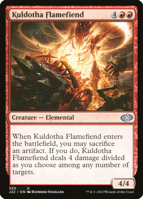 Kuldotha Flamefiend\nJumpstart 2022\nSingle\nMagic The Gathering