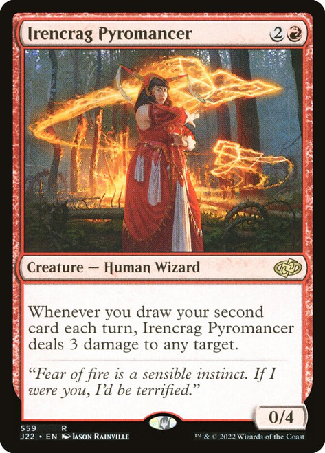 Irencrag Pyromancer\nJumpstart 2022\nSingle\nMagic The Gathering