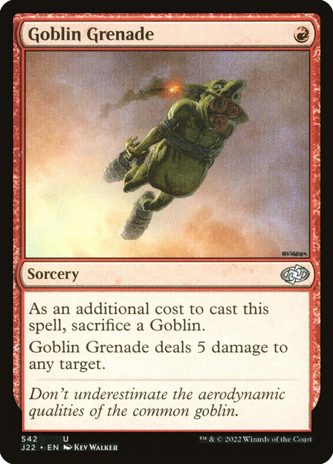 Goblin Grenade\nJumpstart 2022\nSingle\nMagic The Gathering